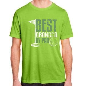 Best Grandpa By Par FatherS Day Golf Grandad Golfing Gift Adult ChromaSoft Performance T-Shirt