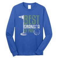 Best Grandpa By Par FatherS Day Golf Grandad Golfing Gift Long Sleeve Shirt