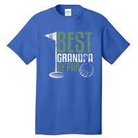 Best Grandpa By Par FatherS Day Golf Grandad Golfing Gift Tall T-Shirt