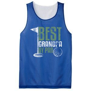 Best Grandpa By Par FatherS Day Golf Grandad Golfing Gift Mesh Reversible Basketball Jersey Tank