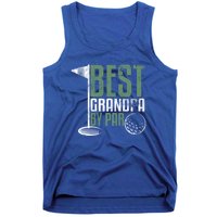 Best Grandpa By Par FatherS Day Golf Grandad Golfing Gift Tank Top