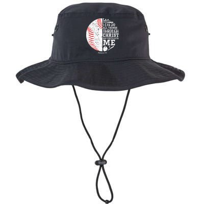 Baseball Gifts Bible Verse Sayings Philippians 413  Bucket Hat