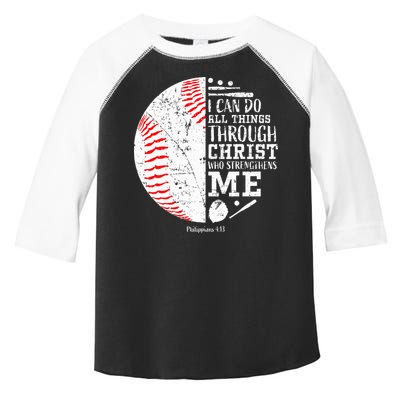 Baseball Gifts Bible Verse Sayings Philippians 413  Toddler Fine Jersey T-Shirt