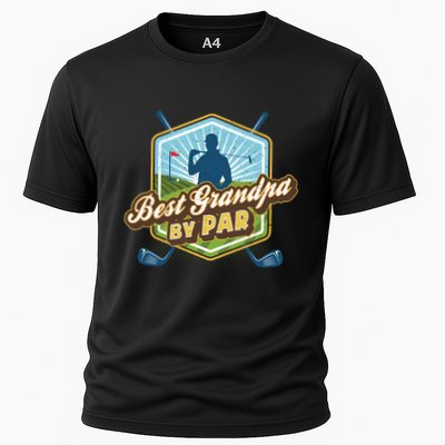 Best Grandpa By Par FatherS Day Golf Dad Gift Performance Shirt