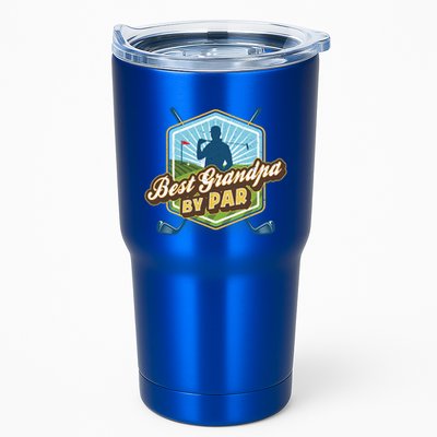 Best Grandpa By Par FatherS Day Golf Dad Gift Tumbler