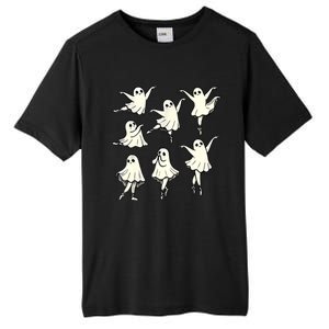 Ballet Ghost Ballet Dancer Spooky Dance Teacher Halloween Tall Fusion ChromaSoft Performance T-Shirt