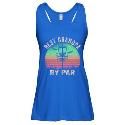 Best Grandpa By Par Disc Golf Frisbee Golfer FatherS Day Cool Gift Ladies Essential Flowy Tank