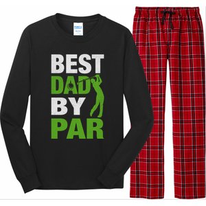 Best Grandpa By Par FatherS Day Golf Grandad Golfing Great Gift Long Sleeve Pajama Set