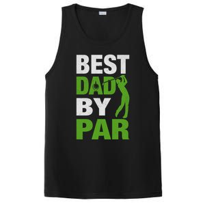 Best Grandpa By Par FatherS Day Golf Grandad Golfing Great Gift PosiCharge Competitor Tank