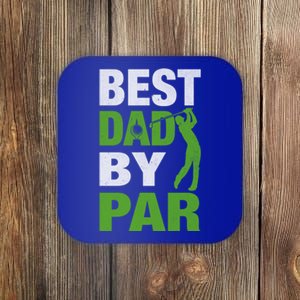 Best Grandpa By Par FatherS Day Golf Grandad Golfing Great Gift Coaster