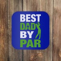 Best Grandpa By Par FatherS Day Golf Grandad Golfing Great Gift Coaster