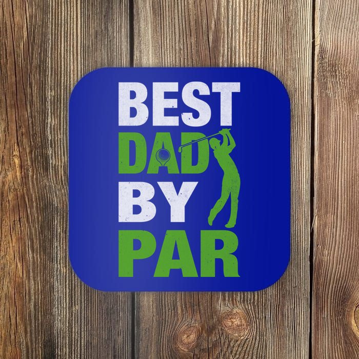 Best Grandpa By Par FatherS Day Golf Grandad Golfing Great Gift Coaster