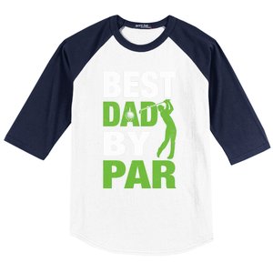 Best Grandpa By Par FatherS Day Golf Grandad Golfing Great Gift Baseball Sleeve Shirt