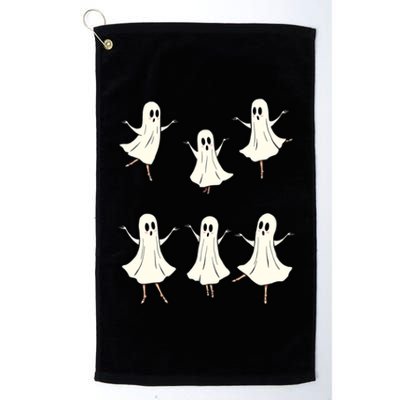 Ballet Ghost Ballet Dancer Spooky Dance Teacher Halloween Meaningful Gift Platinum Collection Golf Towel