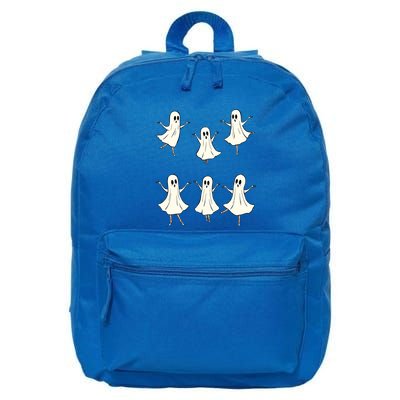 Ballet Ghost Ballet Dancer Spooky Dance Teacher Halloween Meaningful Gift 16 in Basic Backpack
