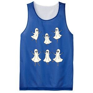 Ballet Ghost Ballet Dancer Spooky Dance Teacher Halloween Meaningful Gift Mesh Reversible Basketball Jersey Tank