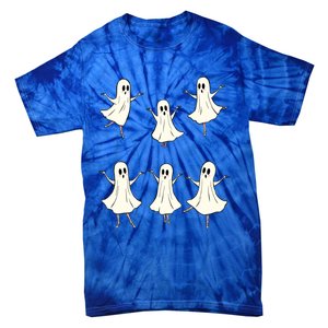 Ballet Ghost Ballet Dancer Spooky Dance Teacher Halloween Meaningful Gift Tie-Dye T-Shirt