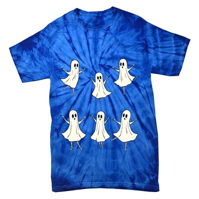 Ballet Ghost Ballet Dancer Spooky Dance Teacher Halloween Meaningful Gift Tie-Dye T-Shirt