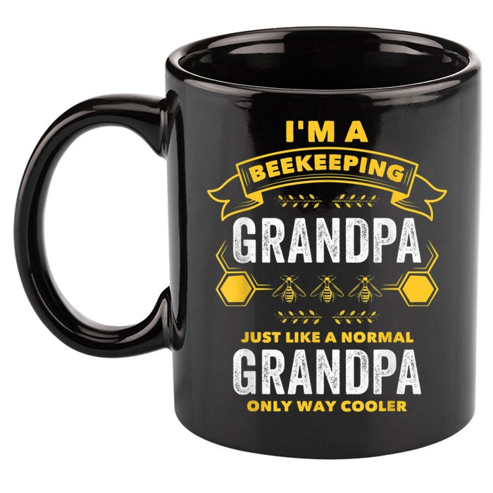 Beekeeper Grandpa Bee Bees Apiarist Father 11oz C Handle Ceramic Mug