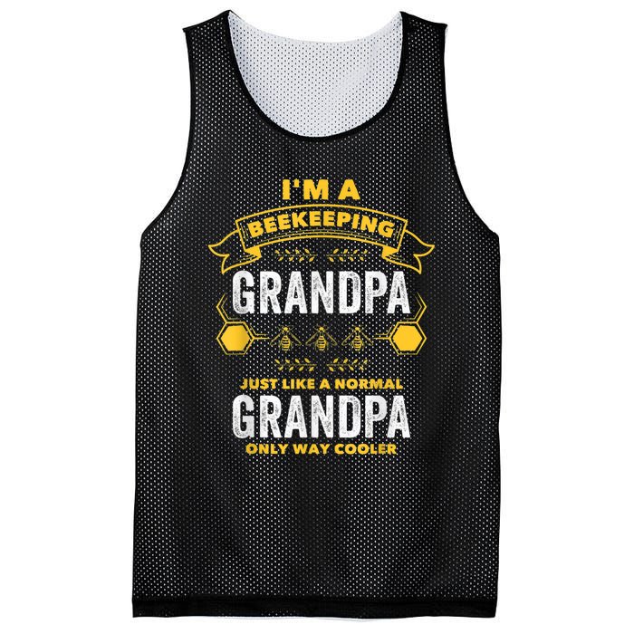 Beekeeper Grandpa Bee Bees Apiarist Father Mesh Reversible Basketball Jersey Tank