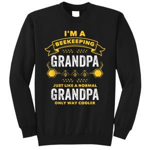 Beekeeper Grandpa Bee Bees Apiarist Father Tall Sweatshirt