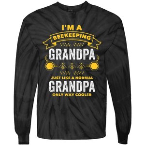 Beekeeper Grandpa Bee Bees Apiarist Father Tie-Dye Long Sleeve Shirt