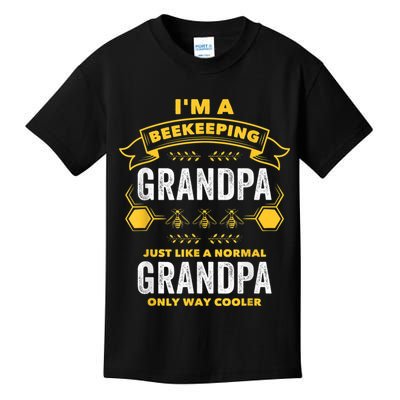 Beekeeper Grandpa Bee Bees Apiarist Father Kids T-Shirt