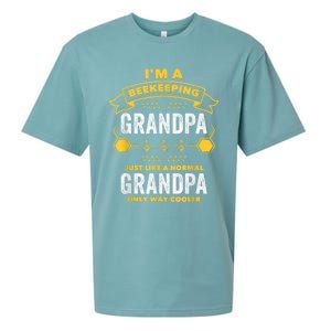 Beekeeper Grandpa Bee Bees Apiarist Father Sueded Cloud Jersey T-Shirt