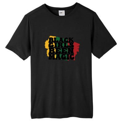 Black Girl Been Magic For Black History Month Gift Tall Fusion ChromaSoft Performance T-Shirt