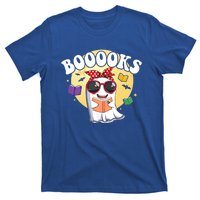 Booooks Ghost Boo Read Books Library Funny Halloween Gift T-Shirt