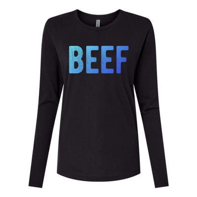 Beef Gift Womens Cotton Relaxed Long Sleeve T-Shirt