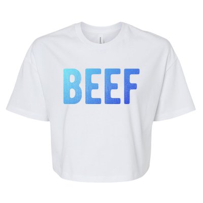 Beef Gift Bella+Canvas Jersey Crop Tee