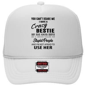 Bestie Gift Bff Best Friend Gift Funny Bestie High Crown Mesh Back Trucker Hat