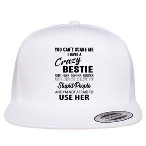 Bestie Gift Bff Best Friend Gift Funny Bestie Flat Bill Trucker Hat