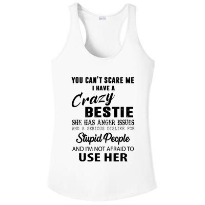 Bestie Gift Bff Best Friend Gift Funny Bestie Ladies PosiCharge Competitor Racerback Tank