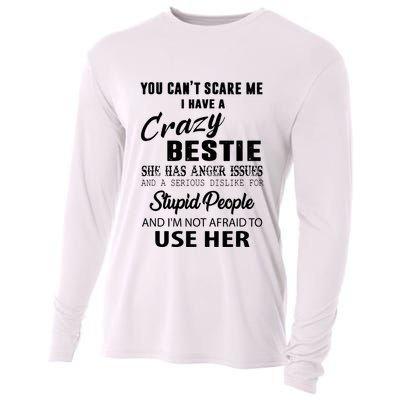 Bestie Gift Bff Best Friend Gift Funny Bestie Cooling Performance Long Sleeve Crew
