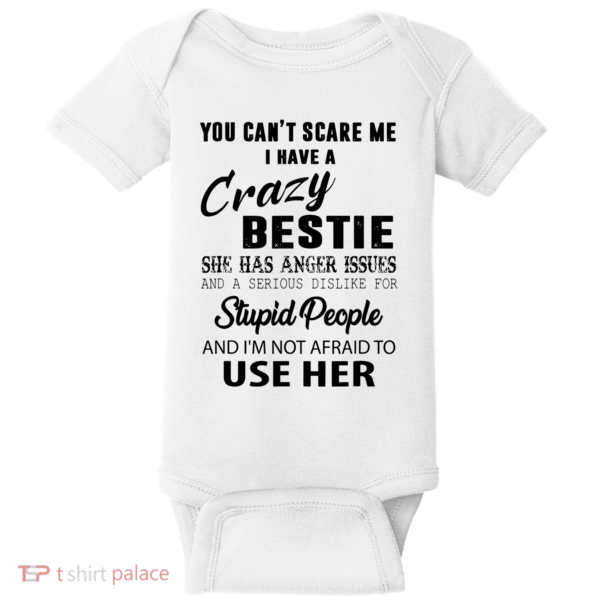 Bestie Gift Bff Best Friend Gift Funny Bestie Baby Bodysuit