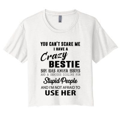 Bestie Gift Bff Best Friend Gift Funny Bestie Crop Top