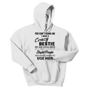 Bestie Gift Bff Best Friend Gift Funny Bestie Kids Hoodie