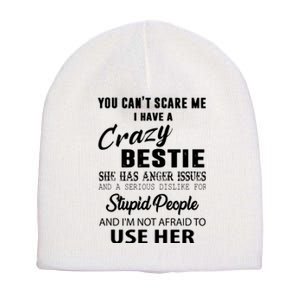 Bestie Gift Bff Best Friend Gift Funny Bestie Short Acrylic Beanie