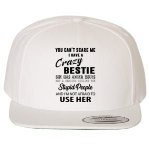 Bestie Gift Bff Best Friend Gift Funny Bestie Wool Snapback Cap