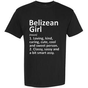 BELIZEAN GIRL BELIZE Gift Funny Country Home Roots Descent Garment-Dyed Heavyweight T-Shirt