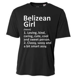 BELIZEAN GIRL BELIZE Gift Funny Country Home Roots Descent Cooling Performance Crew T-Shirt