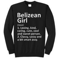 BELIZEAN GIRL BELIZE Gift Funny Country Home Roots Descent Sweatshirt