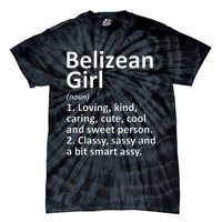 BELIZEAN GIRL BELIZE Gift Funny Country Home Roots Descent Tie-Dye T-Shirt