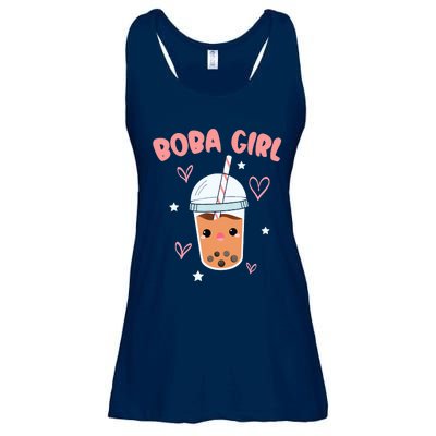 Boba Girl Bubble Tea Ladies Essential Flowy Tank