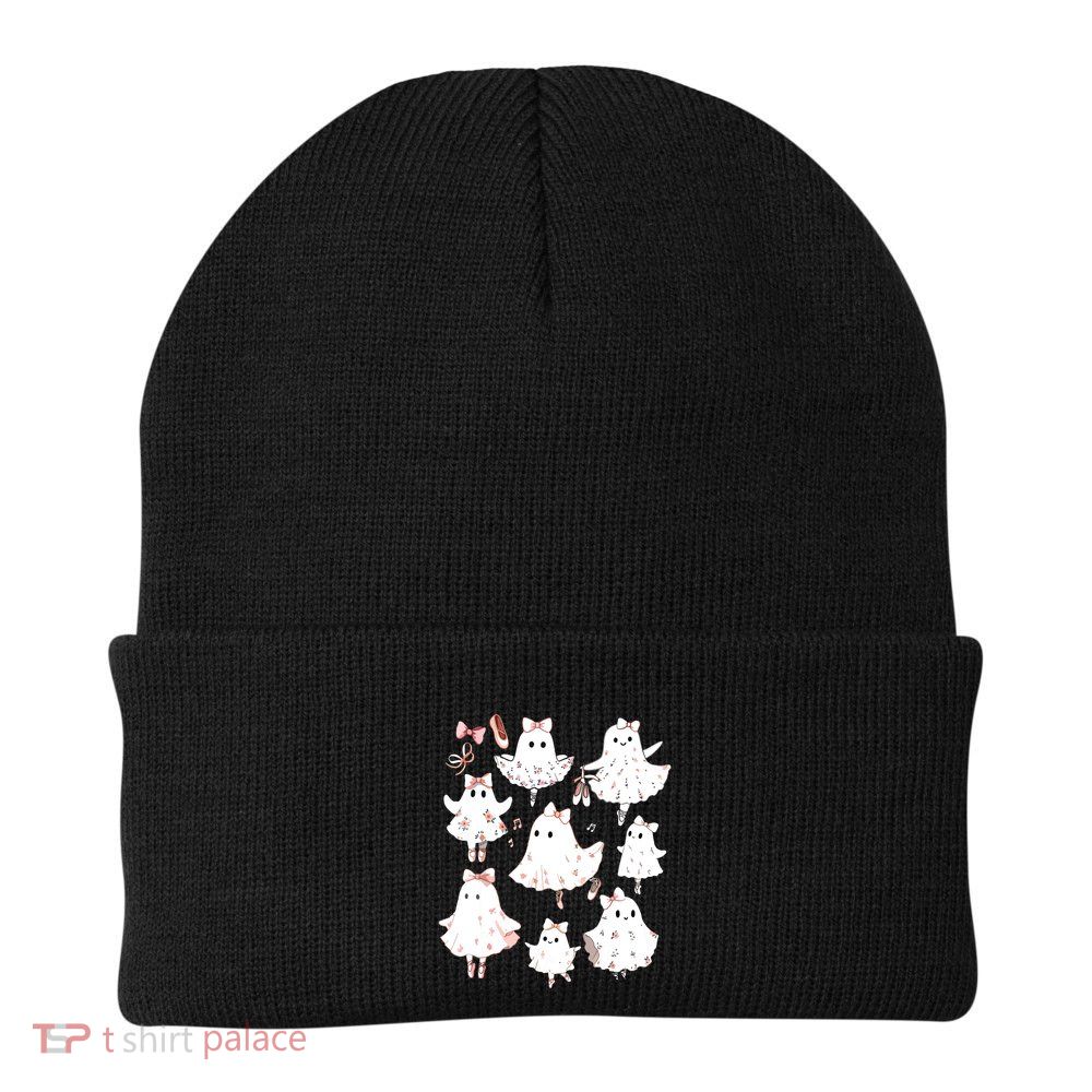 Ballet Ghost Ballet Dancer Spooky Dance Teacher Halloween Beanie
