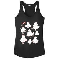 Ballet Ghost Ballet Dancer Spooky Dance Teacher Halloween Ladies PosiCharge Competitor Racerback Tank