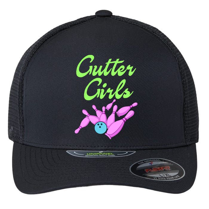 Bowling Gutter Flexfit Unipanel Trucker Cap