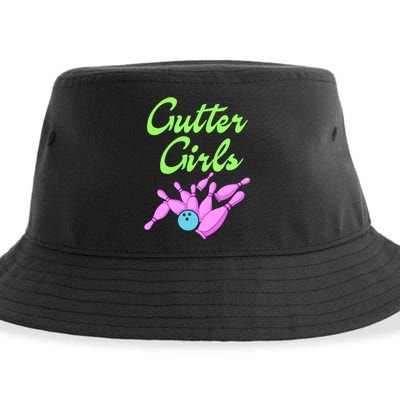 Bowling Gutter Sustainable Bucket Hat